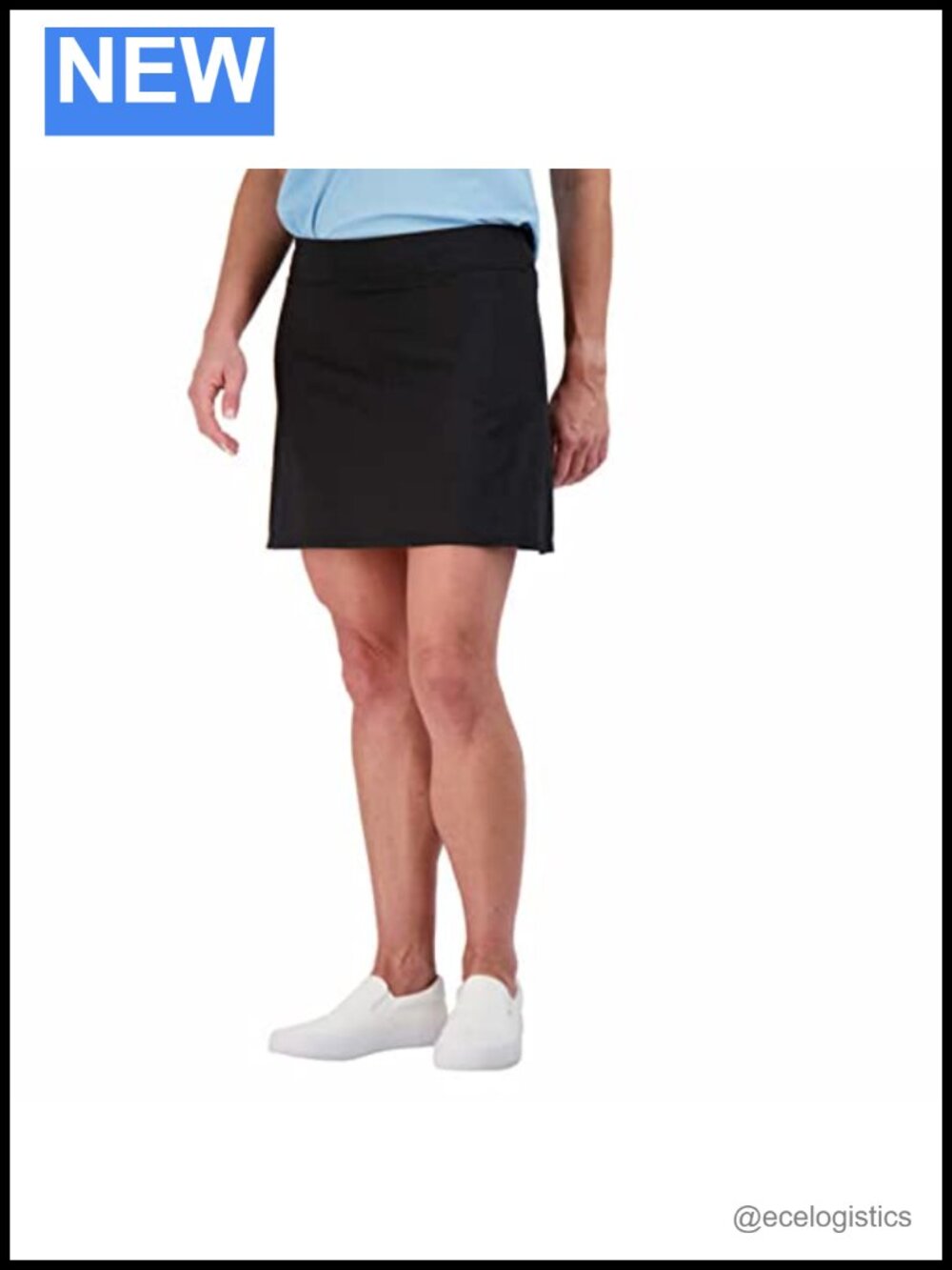 Women's Active Skort with Built-in Shorts, Moisture-Wicking Stretch Skirt for
